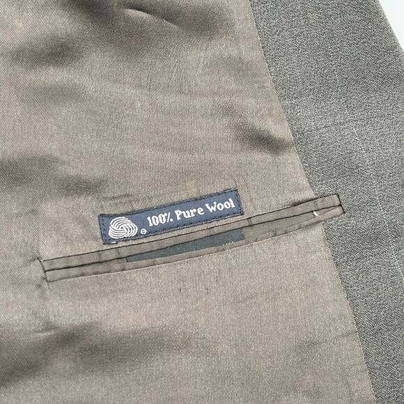 VTG Burberrys Blazer Jacket Mens 46 Wool‎ Suiting Classic Old Money Union Made - Picture 7 of 13